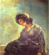 Francisco Jose de Goya The Milkmaid of Bordeaux. oil on canvas
